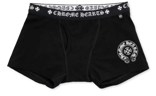 Chrome Hearts Boxer Brief Shorts Black/White