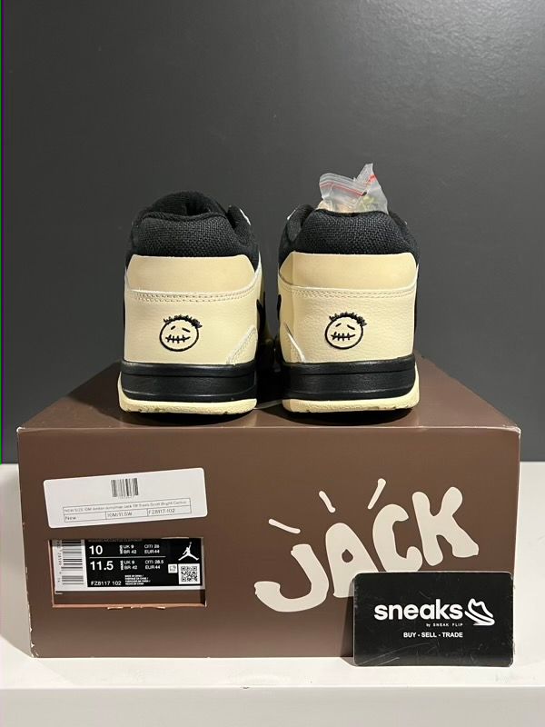 NEW SIZE 10M Jordan Jumpman Jack TR Travis Scott Bright Cactus
