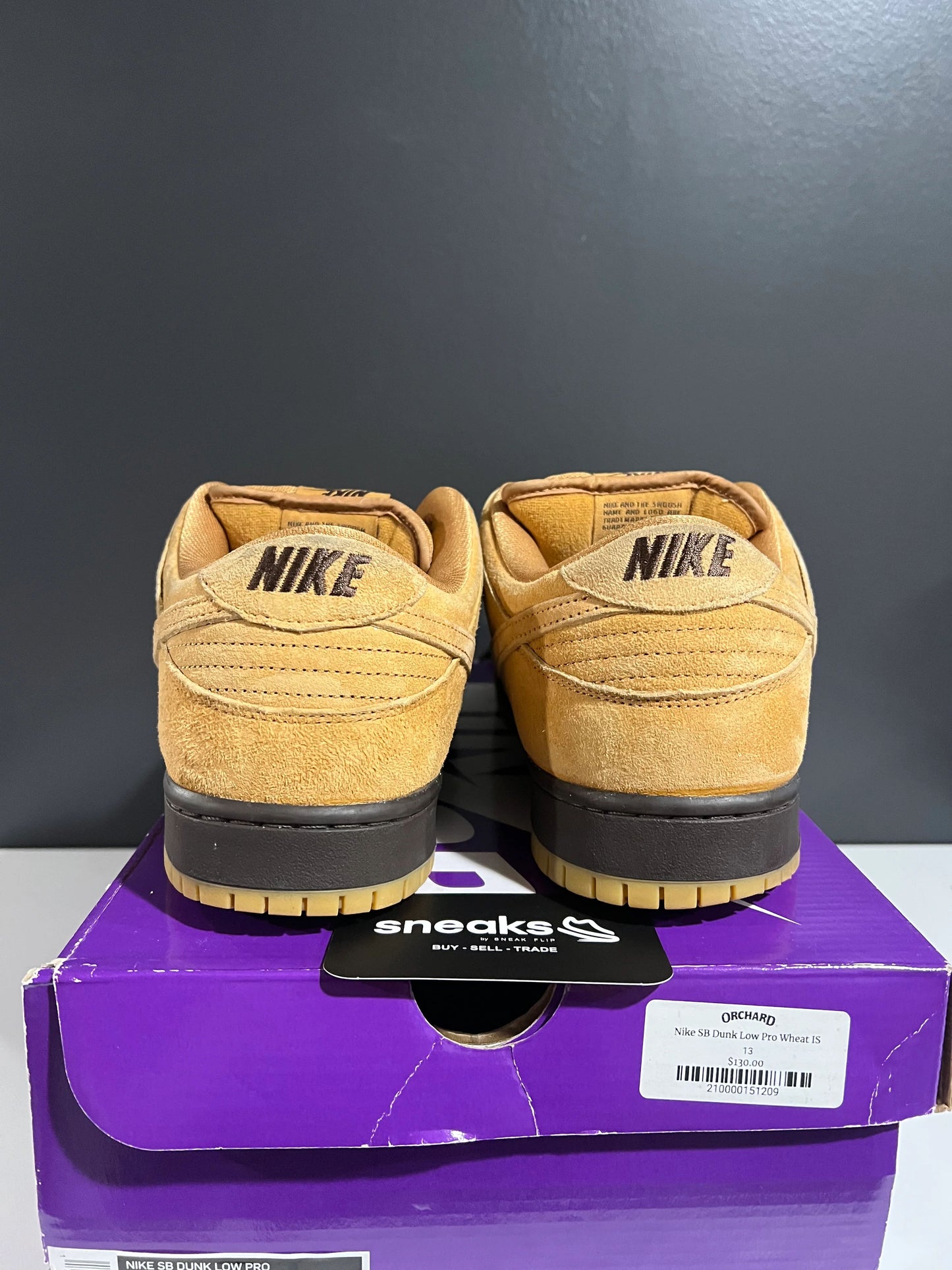 Nike SB Dunk Low Wheat - Used