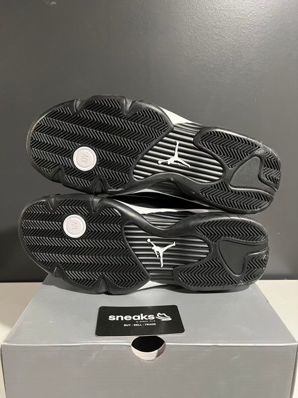 NEW SIZE 13M Jordan 14 Retro Black White