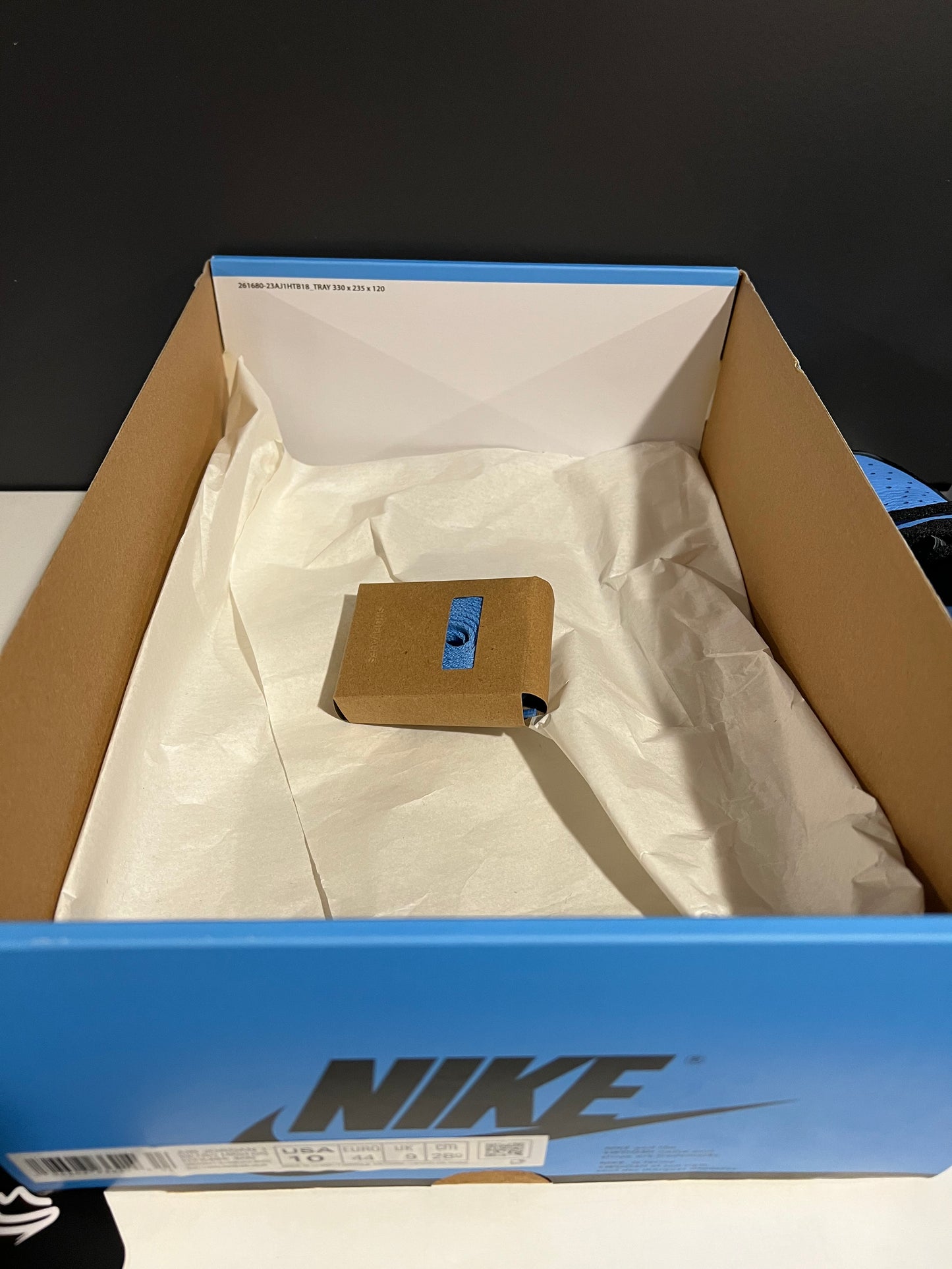 USED Air Jordan 1 Retro High OG UNC Toe DZ5485-400 SIZE 10M OG ALL AG25-21