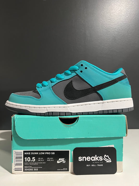 NEW SB Dunk Low Pro Dusty Cactus 304292-303 SIZE 10.5M OG ALL AG25-181