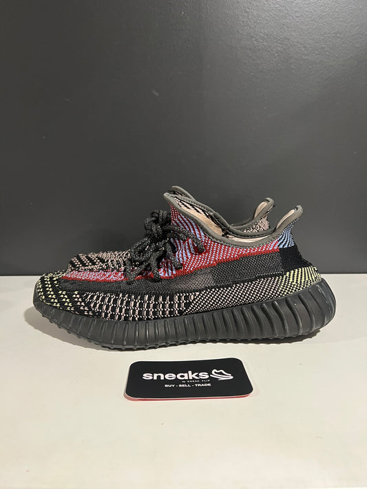 USED Yeezy Boost 350 V2 Yecheil Non-Reflective FW5190 SIZE 9M NO BOX AG25-316