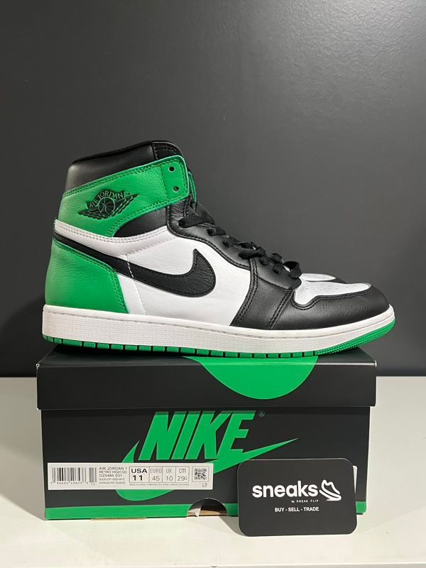 Jordan 1 Retro High OG Lucky Green - Used
