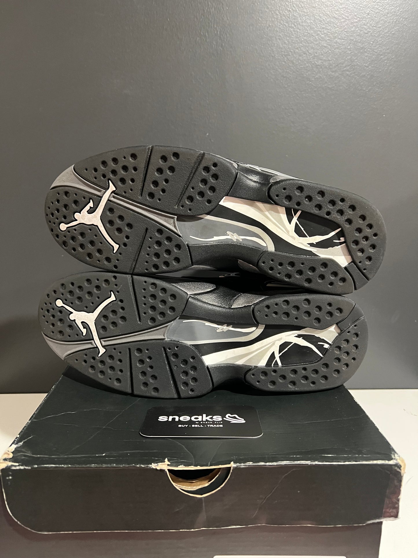 USED Air Jordan 8 Retro Chrome 2015 305381-003 SIZE 9M OG ALL JY25-134