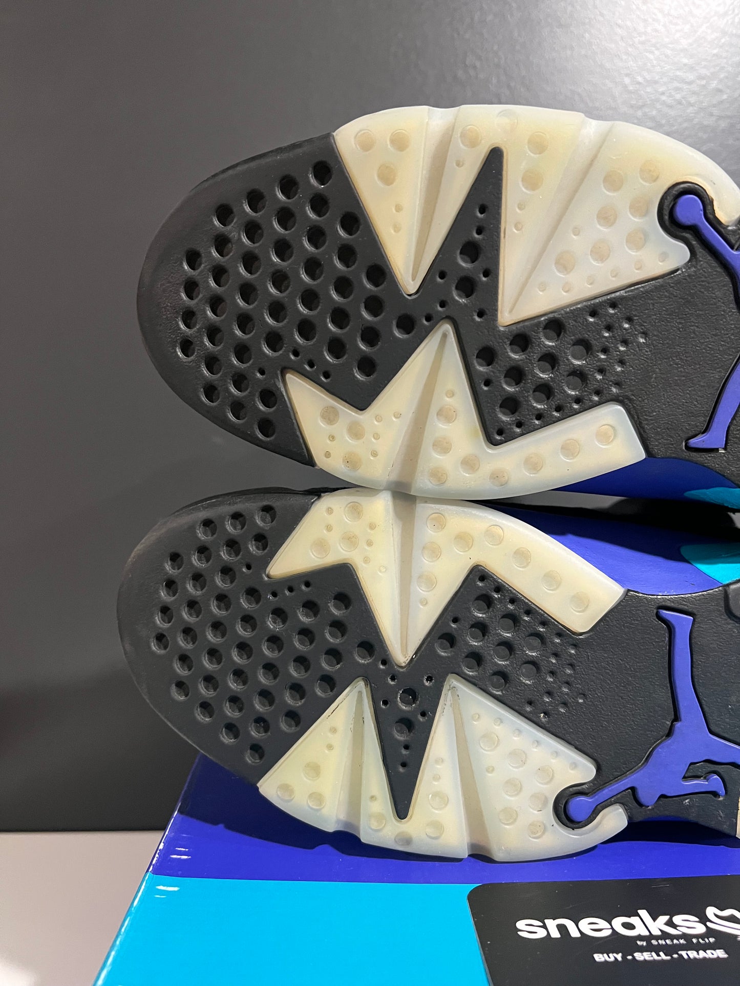 USED Air Jordan 6 Retro Aqua CT8529-004 SIZE 11M OG ALL JN25-195