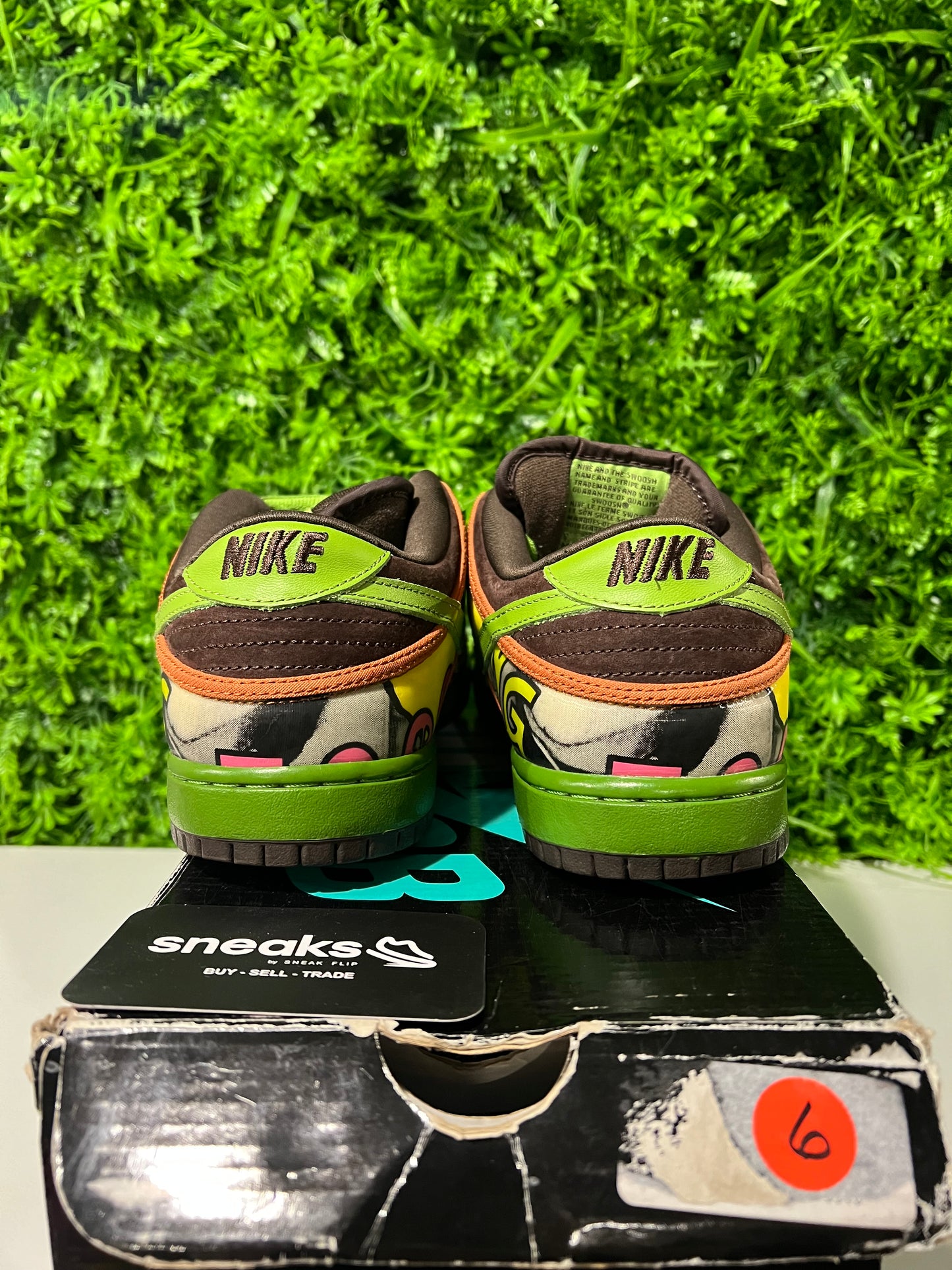 USED Dunk Low Premium SB QS De La Soul 789841-332 SIZE 8.5M OG ALL