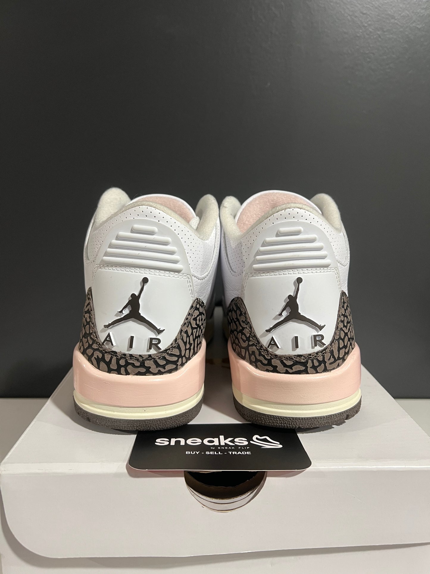 USED Wmns Air Jordan 3 Retro Neapolitan CK9246-102 SIZE 6.5Y OG ALL