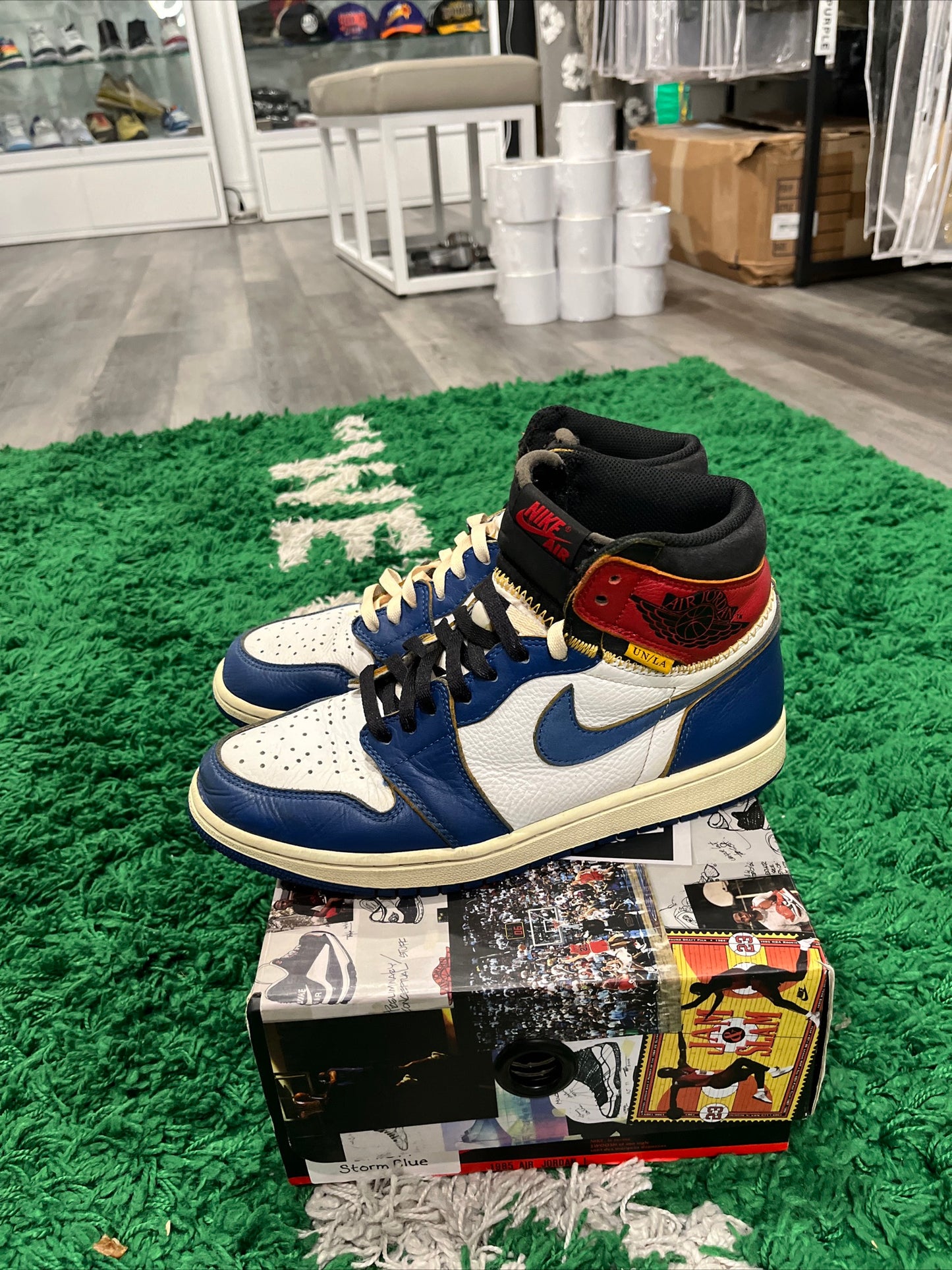 Union LA x Air Jordan 1 Retro High NRG Storm Blue BV1300-146