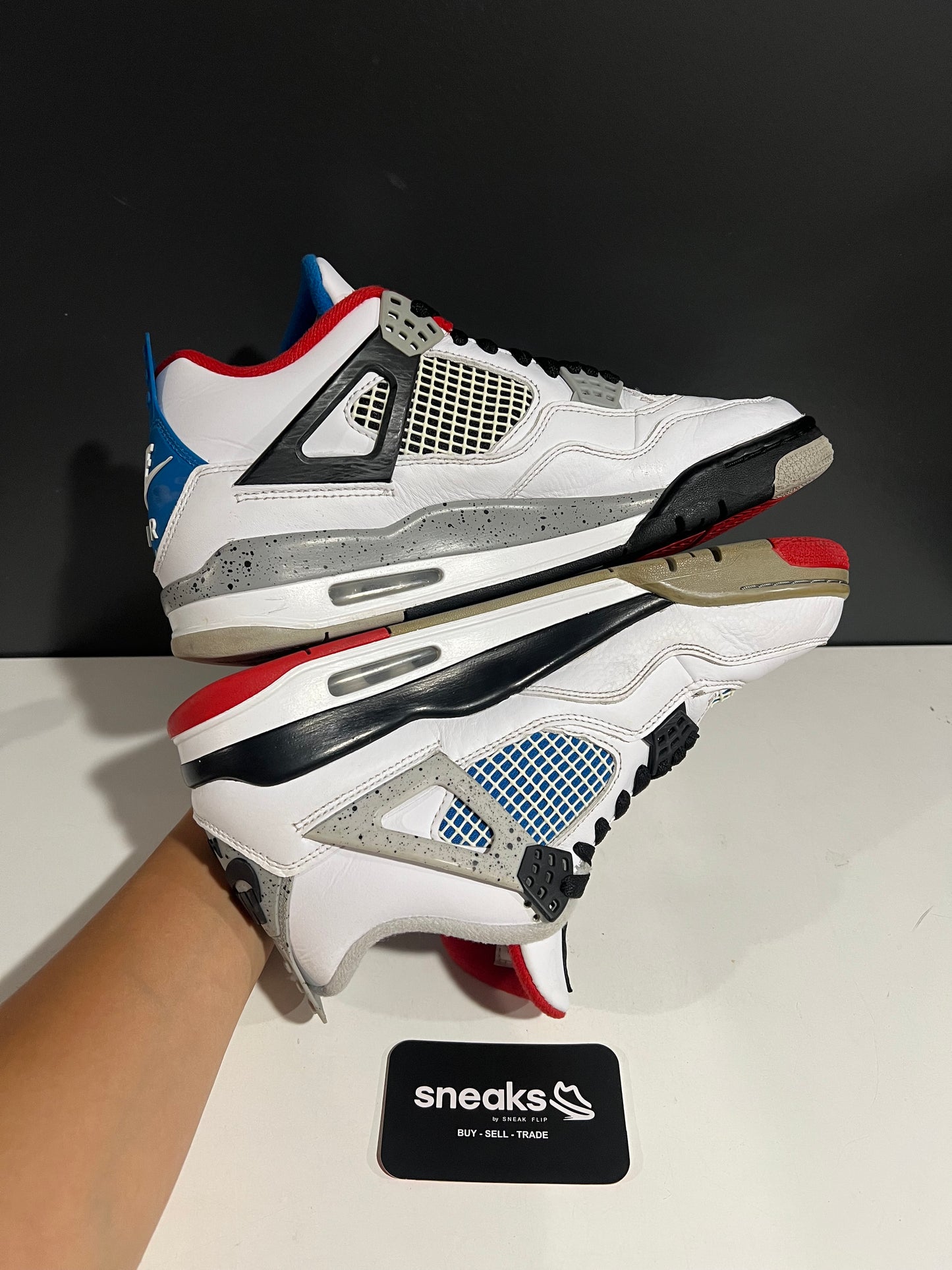 USED Air Jordan 4 Retro SE What The 4 CI1184-146 SIZE 9.5M NO BOX AG25-315