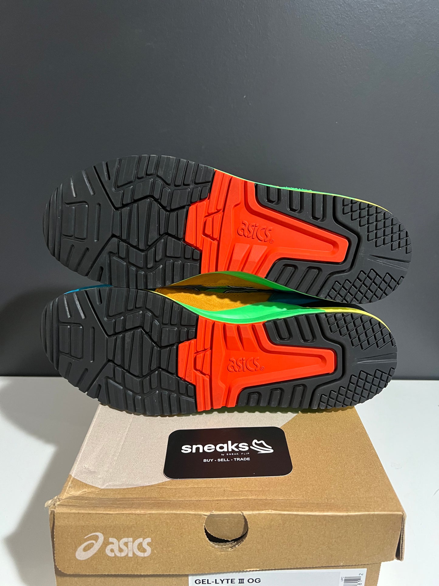 USED ASICS Gel‑Lyte III OG Day Lyte Pack Tourmaline 1201A429-300 SIZE 10M OG ALL JY25-246