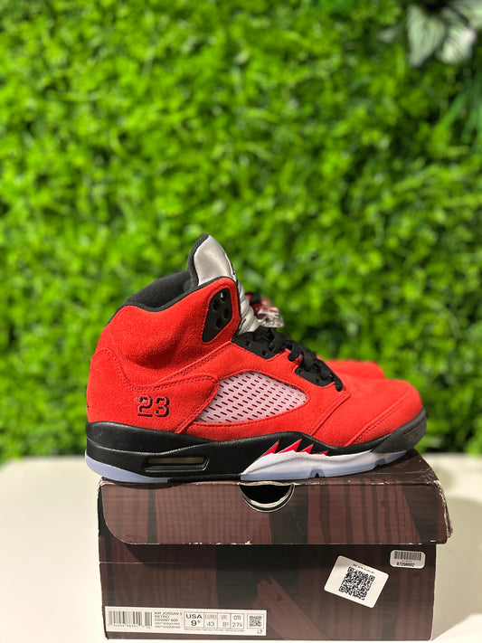 Air Jordan 5 Retro Raging Bull 2021 DD0587-600 WORN ONCE SIZE 9.5