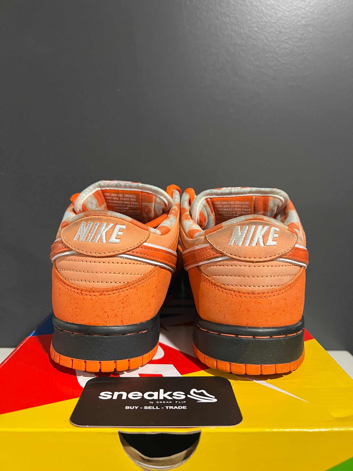 USED Concepts x Dunk Low SB Orange Lobster FD8776-800 SIZE 10M OG ALL MISS ACCESSORIES SP25-094