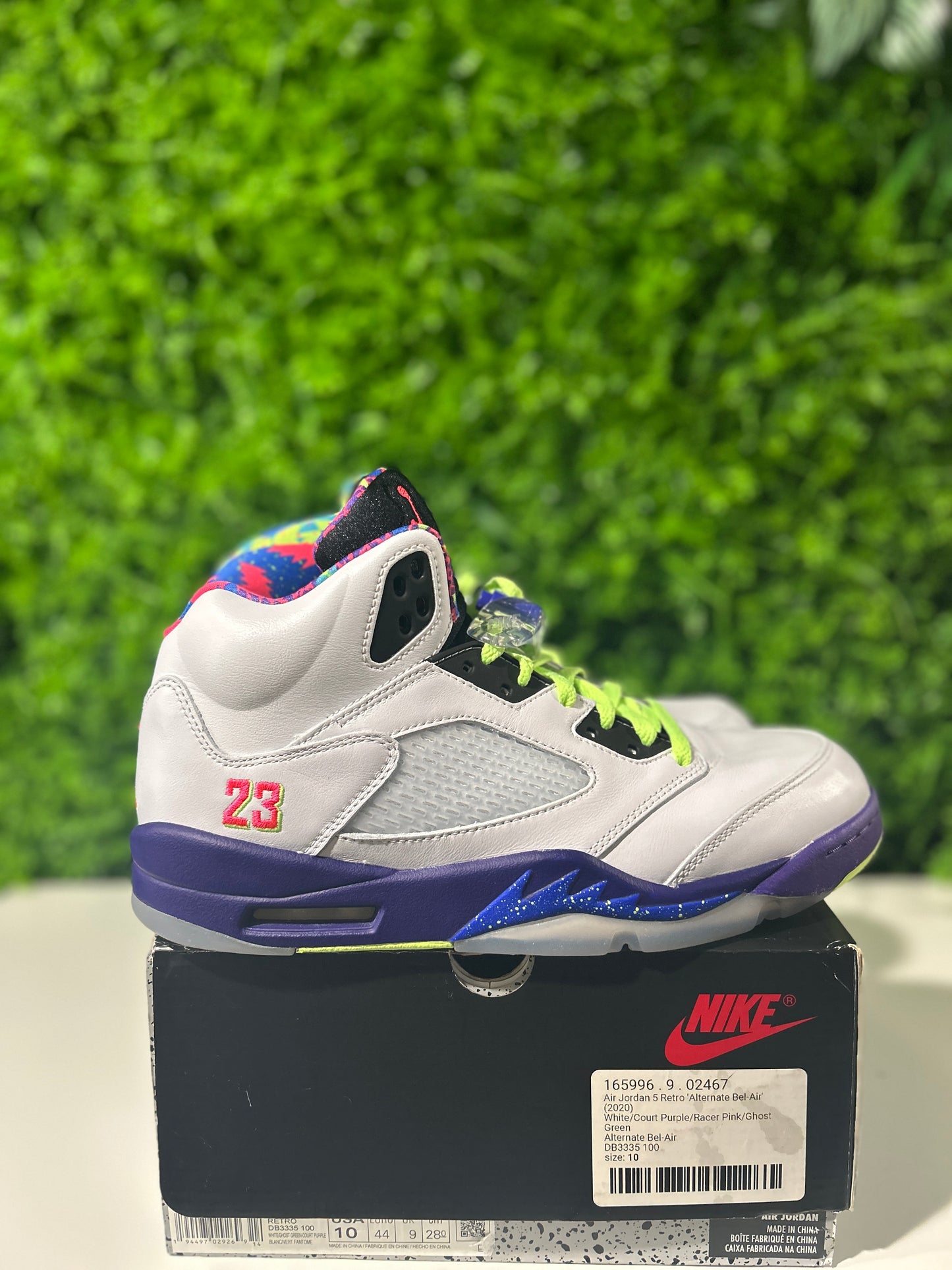 Air Jordan 5 Retro Alternate Bel-Air DB3335-100 WORN ONCE SIZE 10M