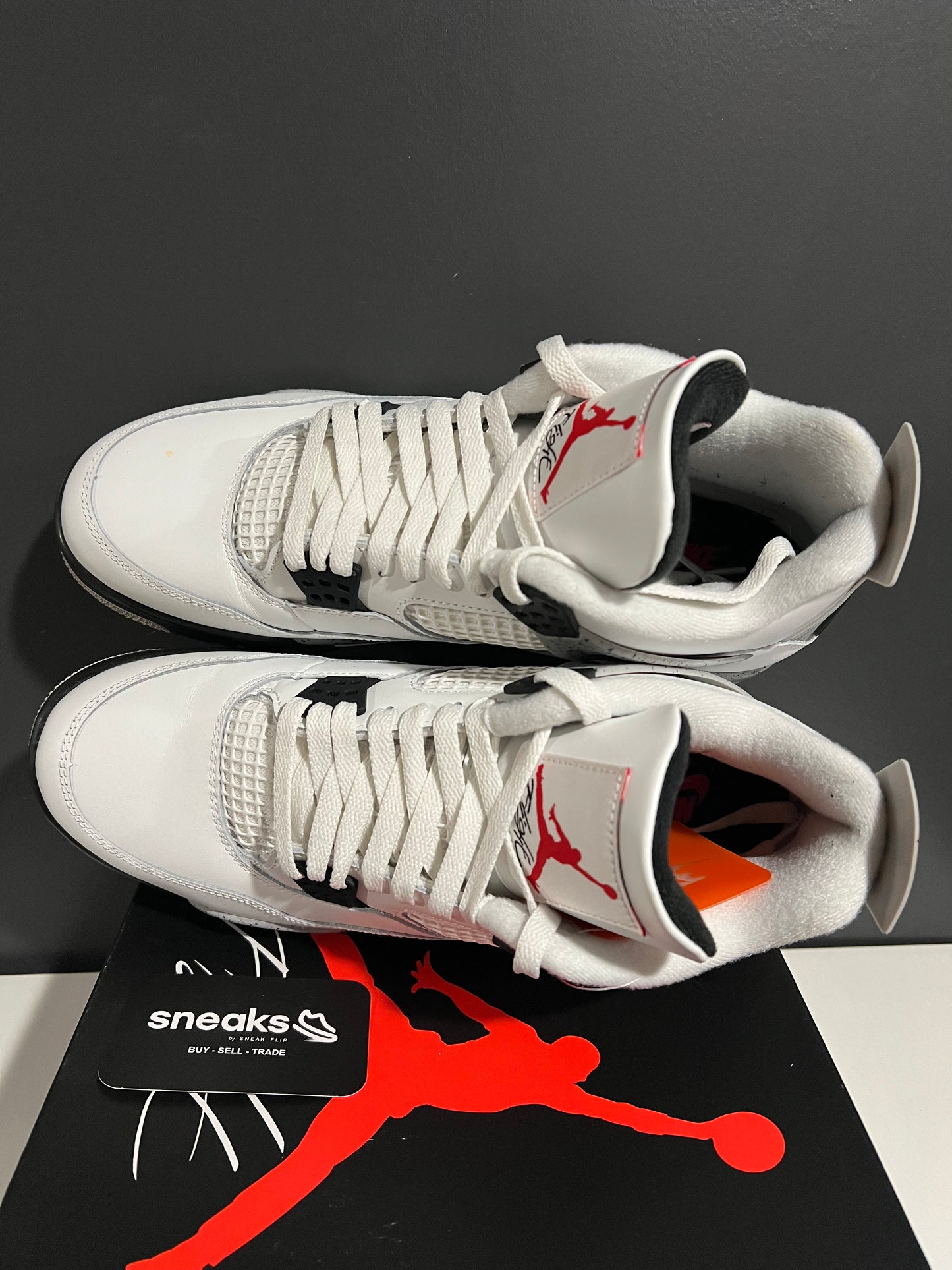 USED Air Jordan 4 Retro OG White Cement 2025 FV5029-100 SIZE 11M OG ALL SP25-096