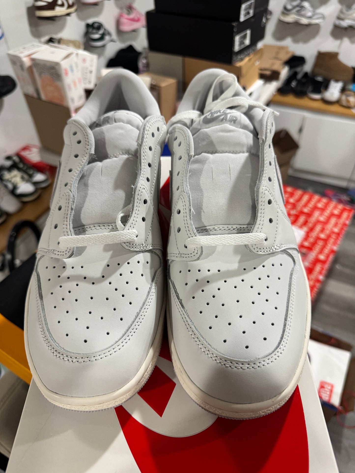 NEW Air Jordan 1 Low ’85 OG Neutral Grey FB9933-100 SIZE 13M OG ALL JY25-300