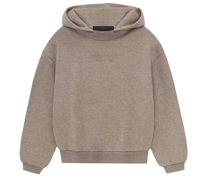 Fear of God Essentials Kids Hoodie Core Heather