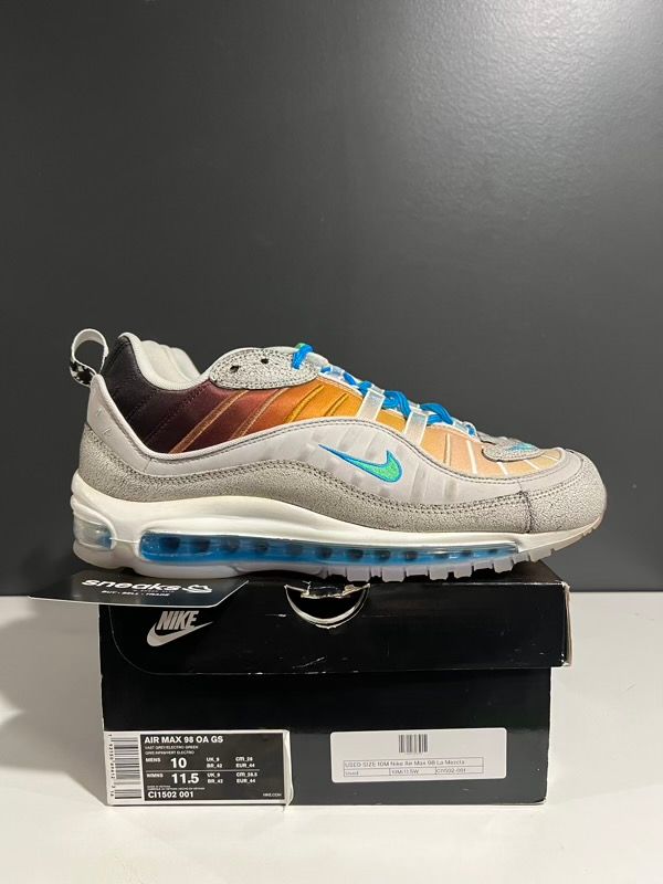 USED SIZE 10M Nike Air Max 98 La Mezcla - Used