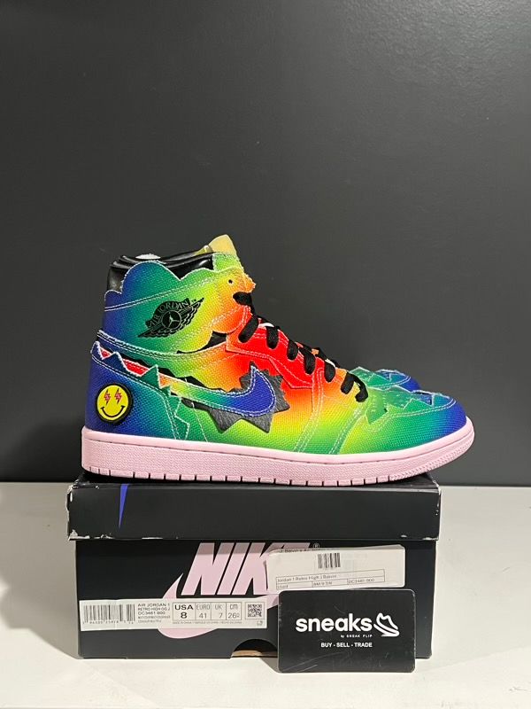 USED SIZE 8M Jordan 1 Retro High J Balvin - Used