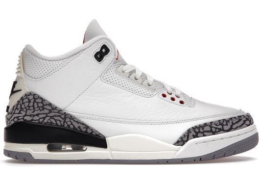 NEW SIZE 9M Jordan 3 Retro White Cement Reimagined