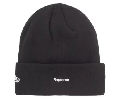 Supreme New Era S Logo Beanie (FW24) Black