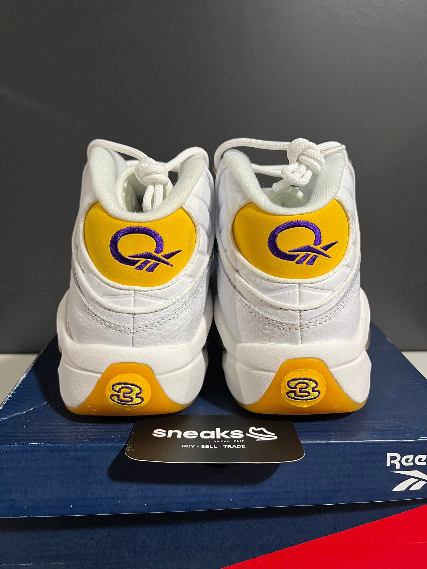 Reebok Question Mid Yellow Toe