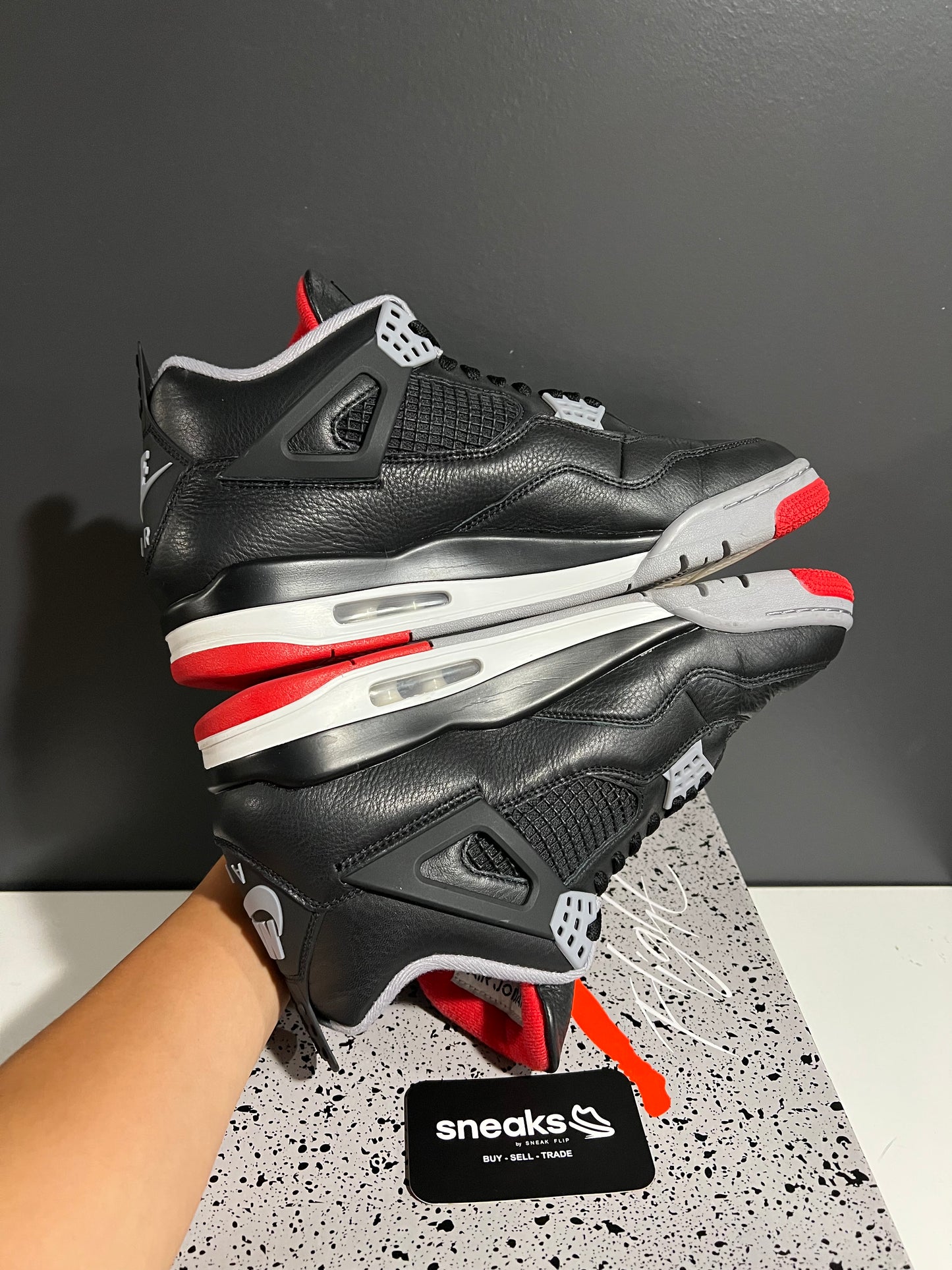 USED Air Jordan 4 Retro Bred Reimagined FV5029-006 SIZE 11M OG ALL AG25-385