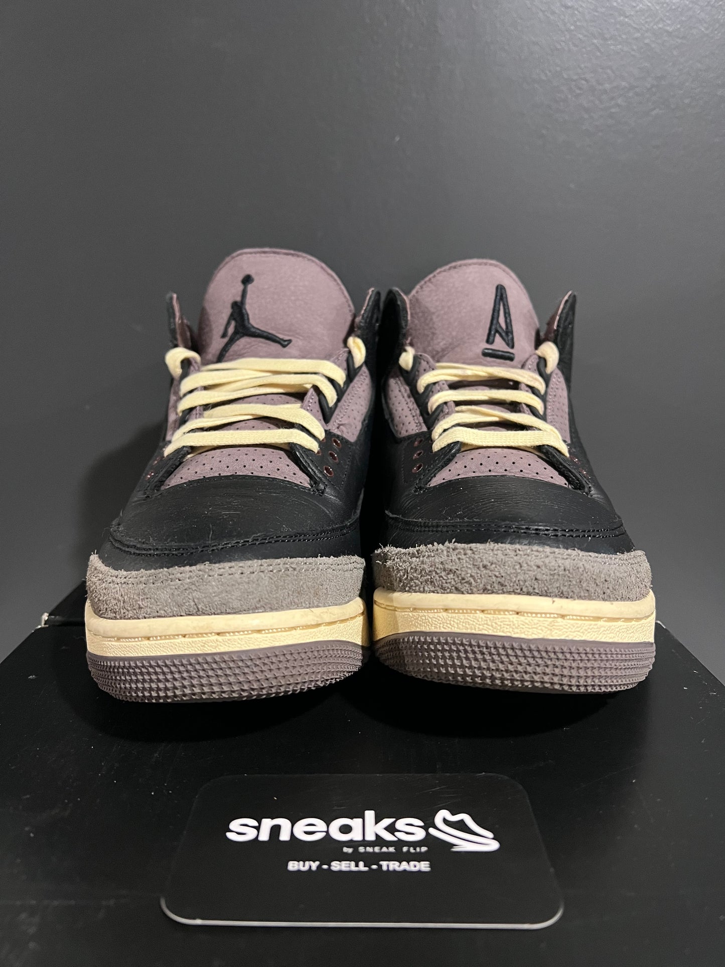 USED A Ma Maniére x Wmns Air Jordan 3 Retro While You Were Sleeping FZ4811-001 SIZE 9.5M OG ALL SP25-083