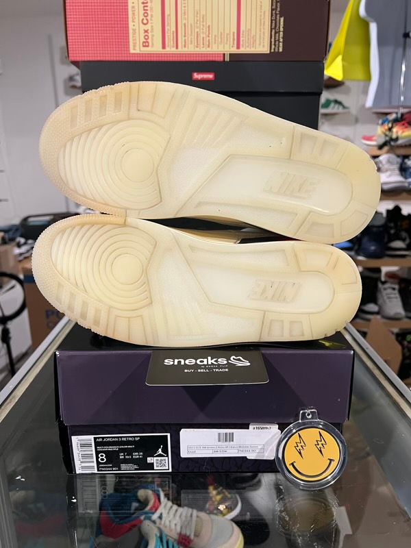 USED SIZE 8M Jordan 3 Retro SP J Balvin Medellín Sunset - Used