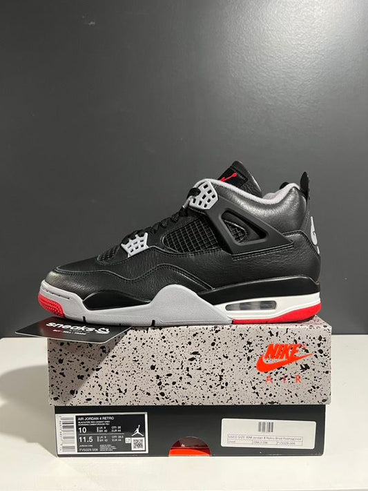 USED SIZE 10M Jordan 4 Retro Bred Reimagined - Used