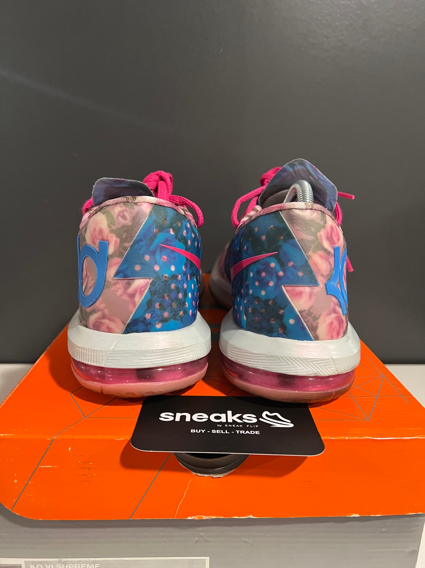 USED KD 6 Supreme Aunt Pearl 618216-600 SIZE 8M OG ALL JN25-261