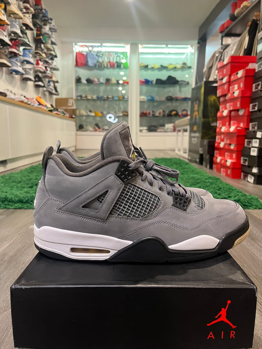 Air Jordan 4 Retro Cool Grey 2019 308497-007 Used Size 12M NO BOX