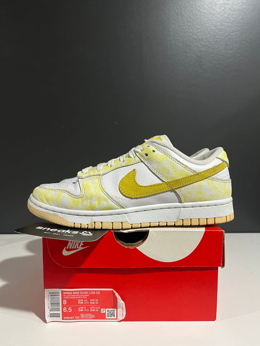 USED Wmns Dunk Low OG Yellow Strike DM9467-700 SIZE 6.5M OG ALL AG25-242
