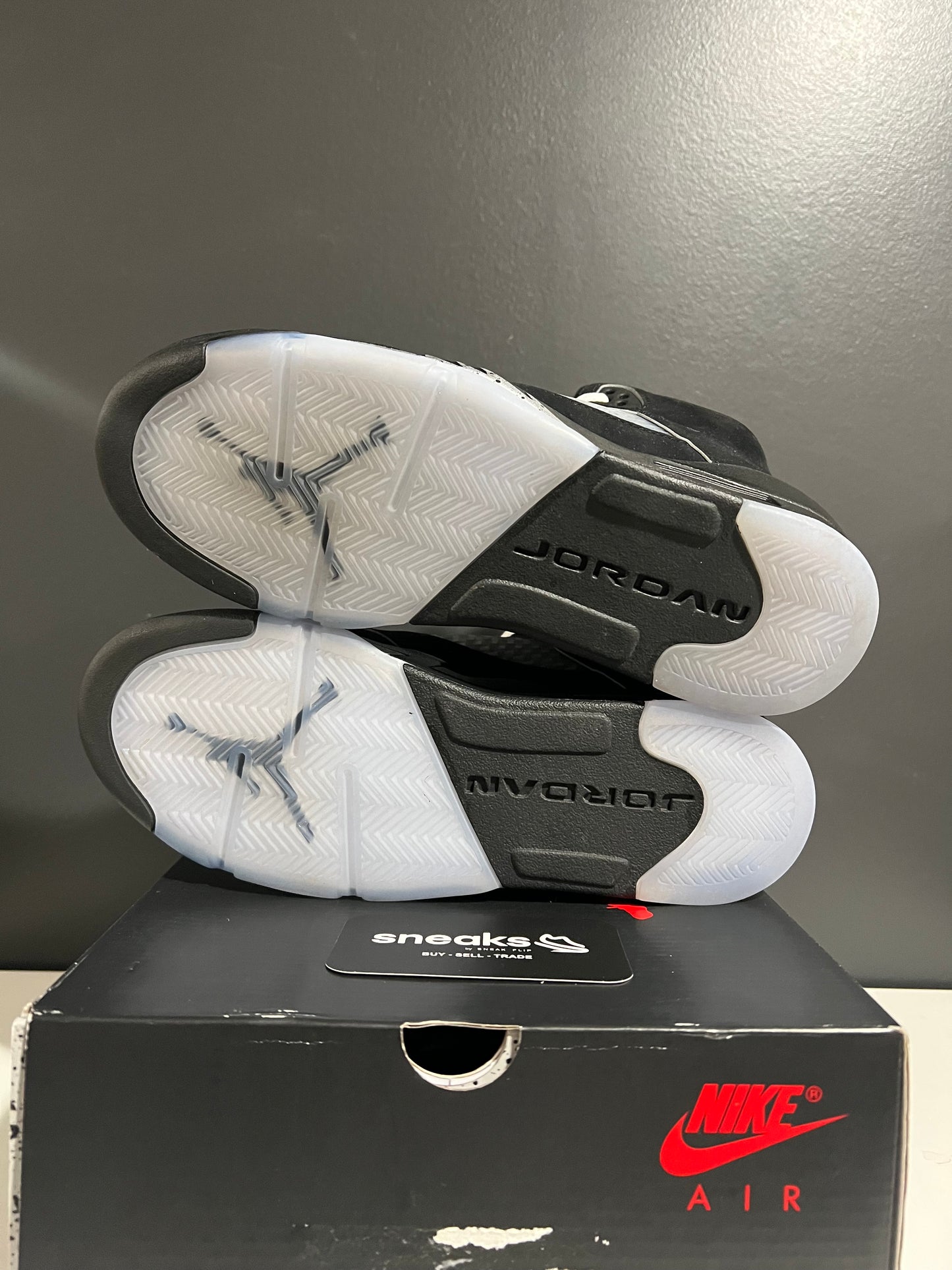 USED Air Jordan 5 Retro OG GS Black Metallic Reimagined HF3976-001 SIZE 6.5Y OG ALL JY25-213