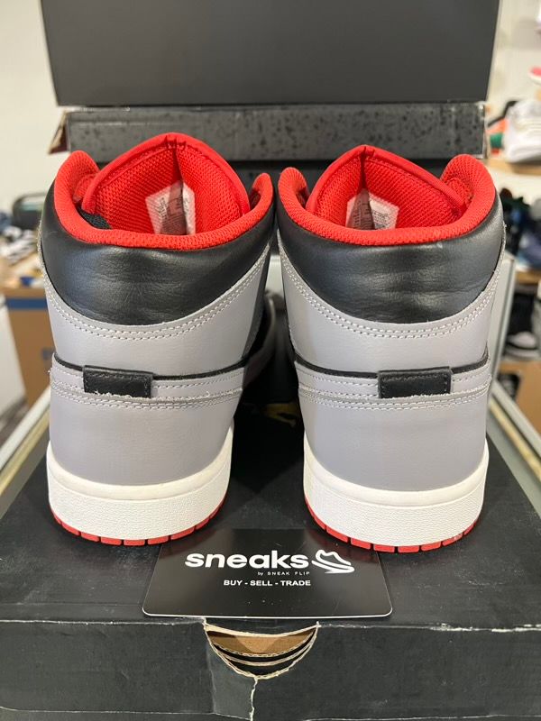 USED SIZE 10M Jordan 1 Mid Bred Shadow - Used