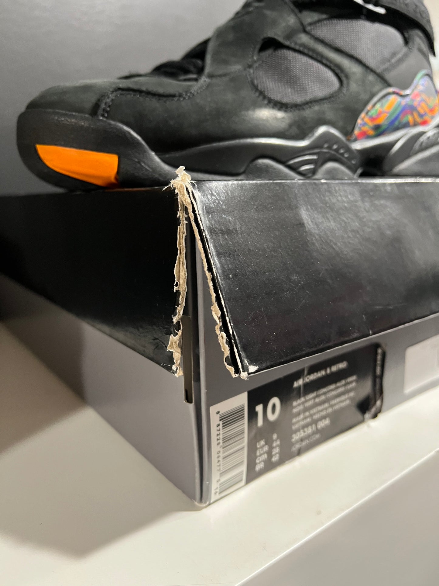 USED Air Jordan 8 Retro Tinker Air Raid 305381-004 SIZE 10M OG ALL JY25-93