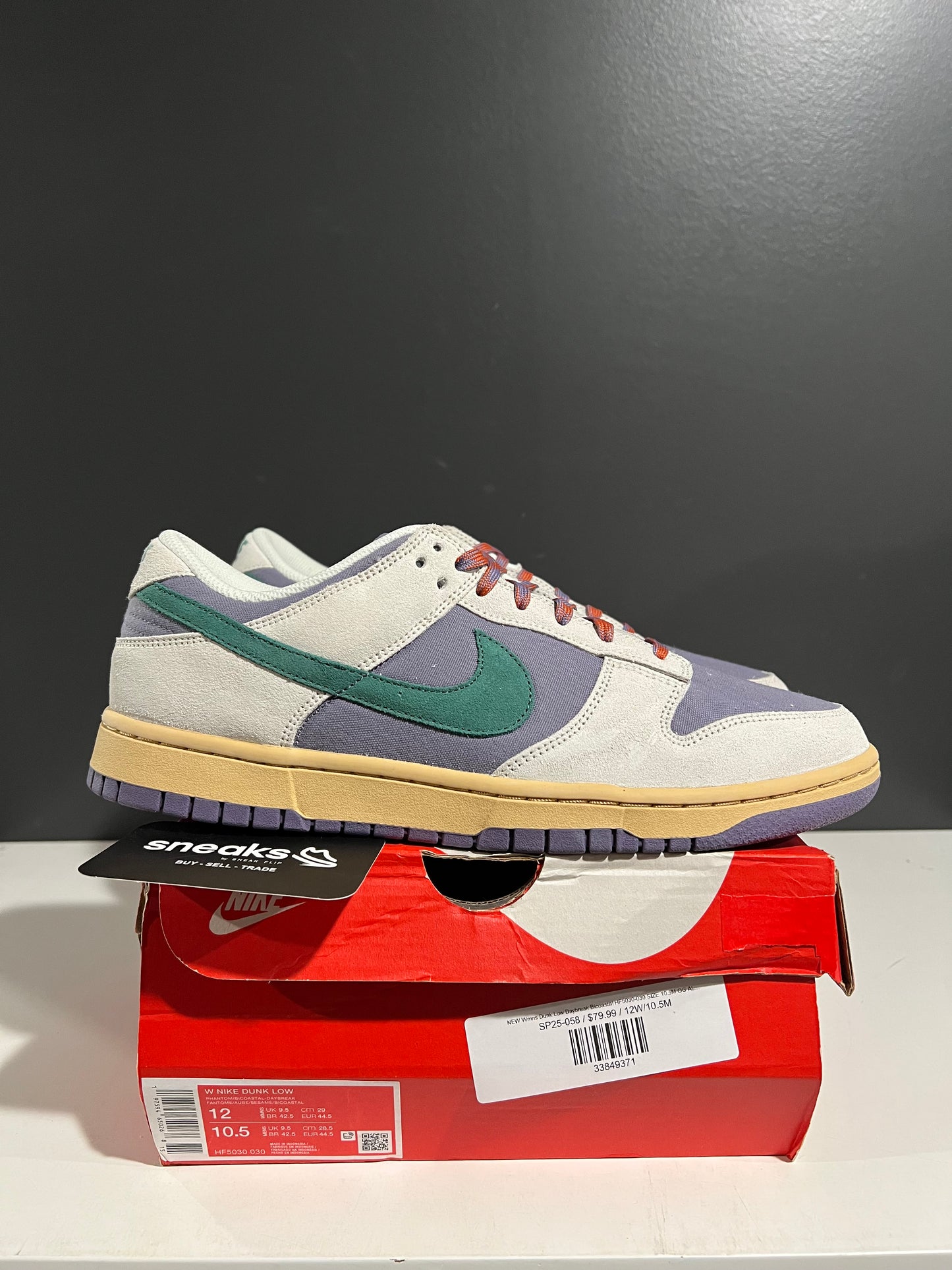 NEW Wmns Dunk Low Daybreak Bicoastal HF5030-030 SIZE 10.5M OG ALL DMG BOX SP25-058