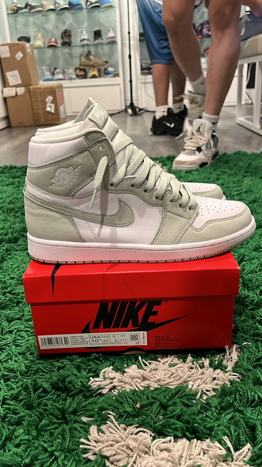 Wmns Air Jordan 1 Retro High OG Seafoam CZ8149-700 USED SIZE 10.5W/9M OG ALL