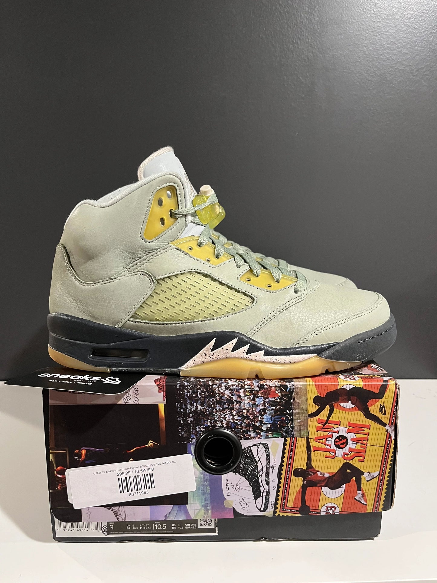 Jordan 5 Retro Jade Horizon - Used
