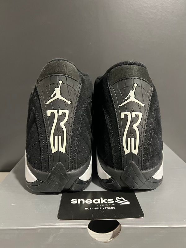 NEW SIZE 13M Jordan 14 Retro Black White