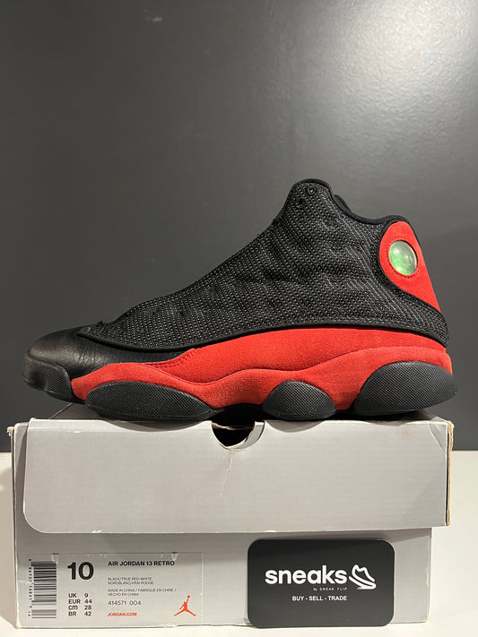 USED Air Jordan 13 Retro Bred 2017 414571-004 SIZE 10M OG ALL AG25-277