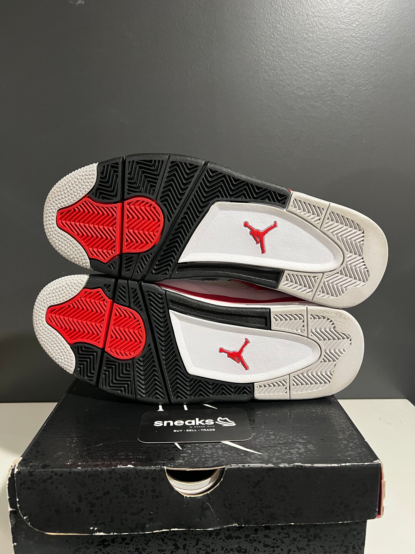 USED Air Jordan 4 Retro Red Cement DH6927-161 SIZE 11M OG ALL SP25-124