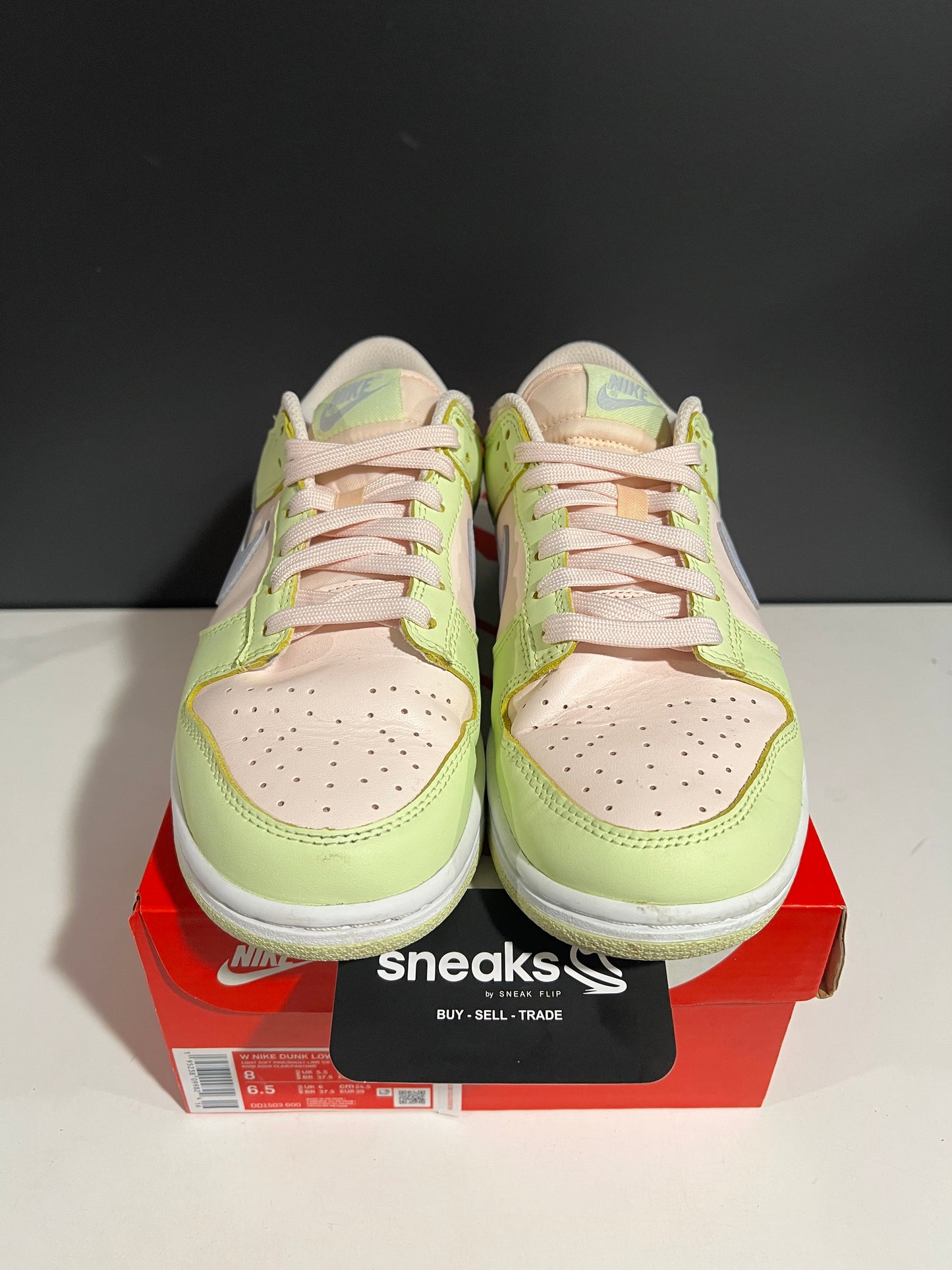 USED Wmns Dunk Low Lime Ice DD1503-600 SIZE 6.5M OG ALL AG25-239