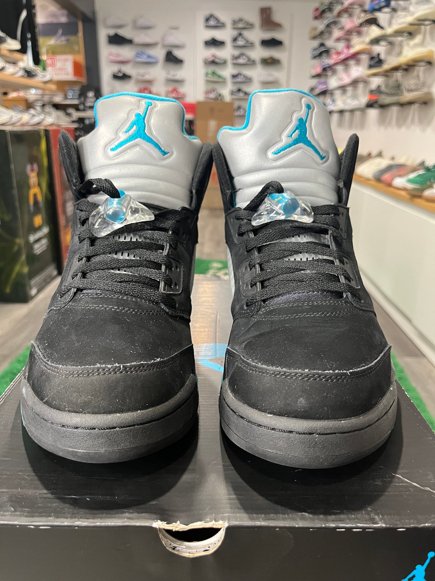 Air Jordan 5 Retro Aqua Sample DD0587-047 USED SIZE 12