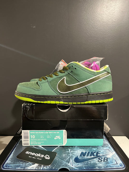 NEW Concepts Nike SB Dunk Low Green Lobster Special Box BV1310-337 SIZE 10M OG ALL JN25-325