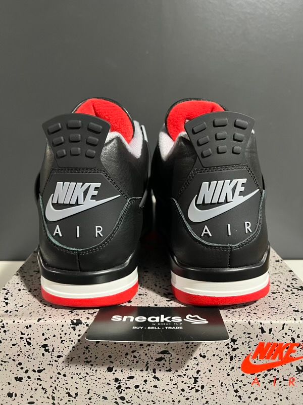 USED SIZE 10M Jordan 4 Retro Bred Reimagined - Used