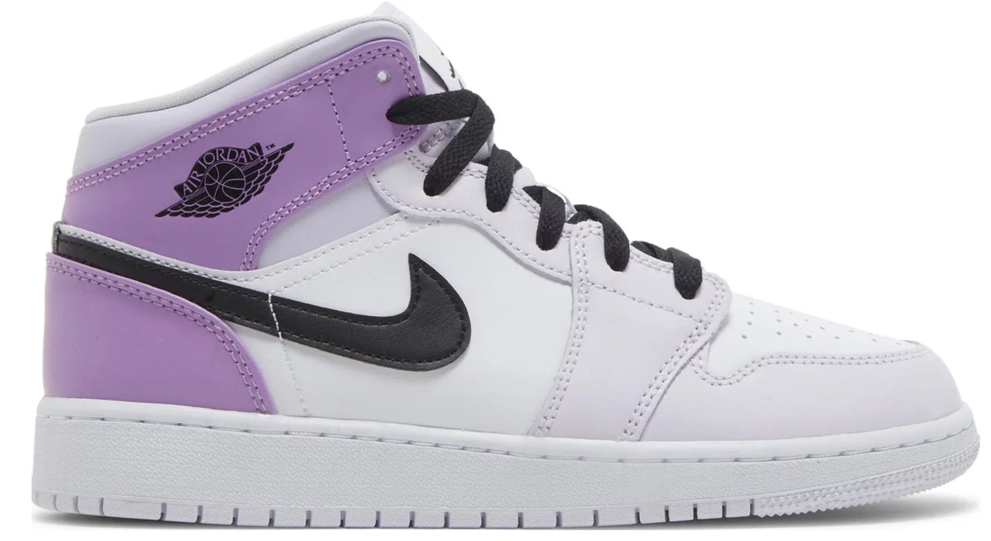 Jordan 1 Mid Barely Grape (GS)