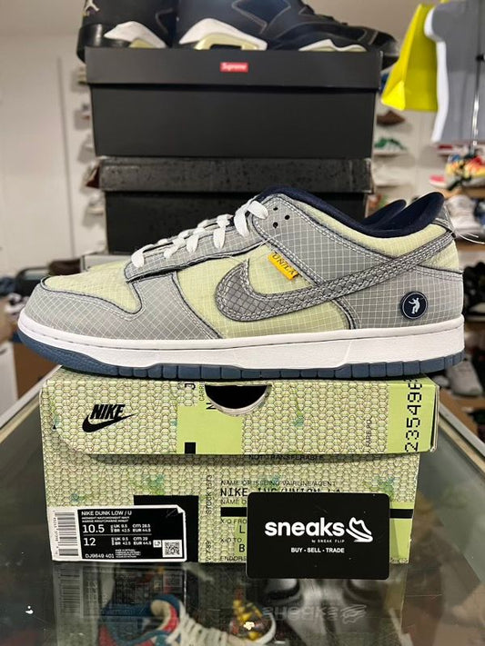 USED SIZE 10.5M Nike Dunk Low Union Passport Pack Pistachio - Used