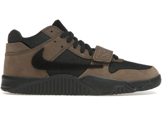 USED SIZE 9M Travis Scott x Air Jordan Jordan Jumpman Jack TR Dark Mocha - USED WITH FLAW