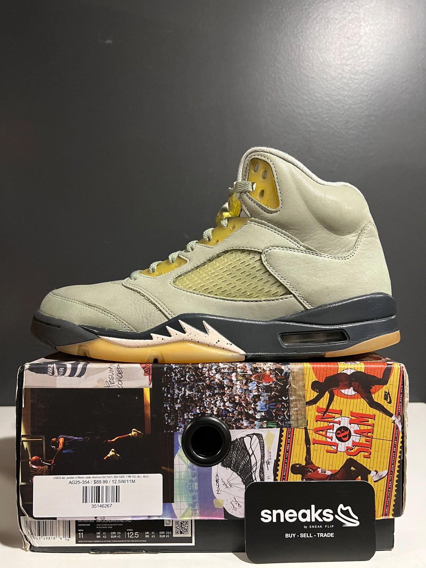 Jordan 5 Retro Jade Horizon - Used